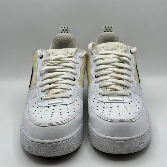 NIKE Air Force 1 React Black White Sz 9.5 - Picture 3 of 8